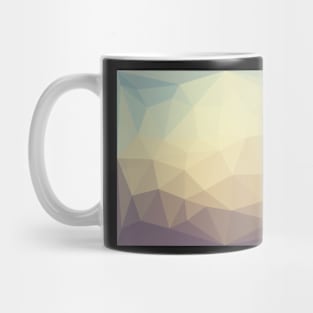 Sandy Beige Triangle Pattern Mug